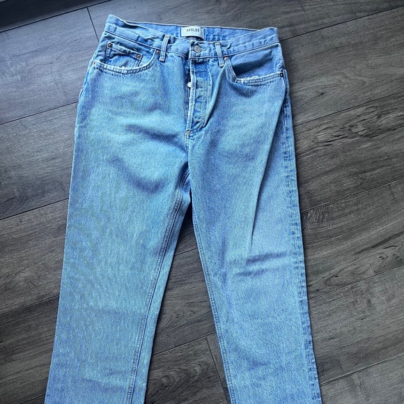AGOLDE distressed bottoms jeans size 28 - Picture 1 of 2